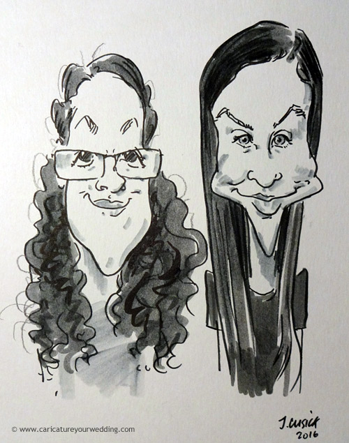 live caricaturist for hire in Alvechurch and the west midlands
