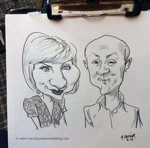 hire a live caricaturist to draw at events in Daventry and Northamptonshire